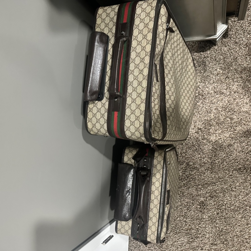 Vintage Gucci Luggage Set - Picture 4 of 12